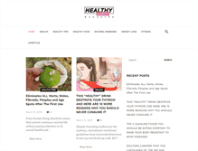 Tablet Screenshot of healthyhabitsmag.com